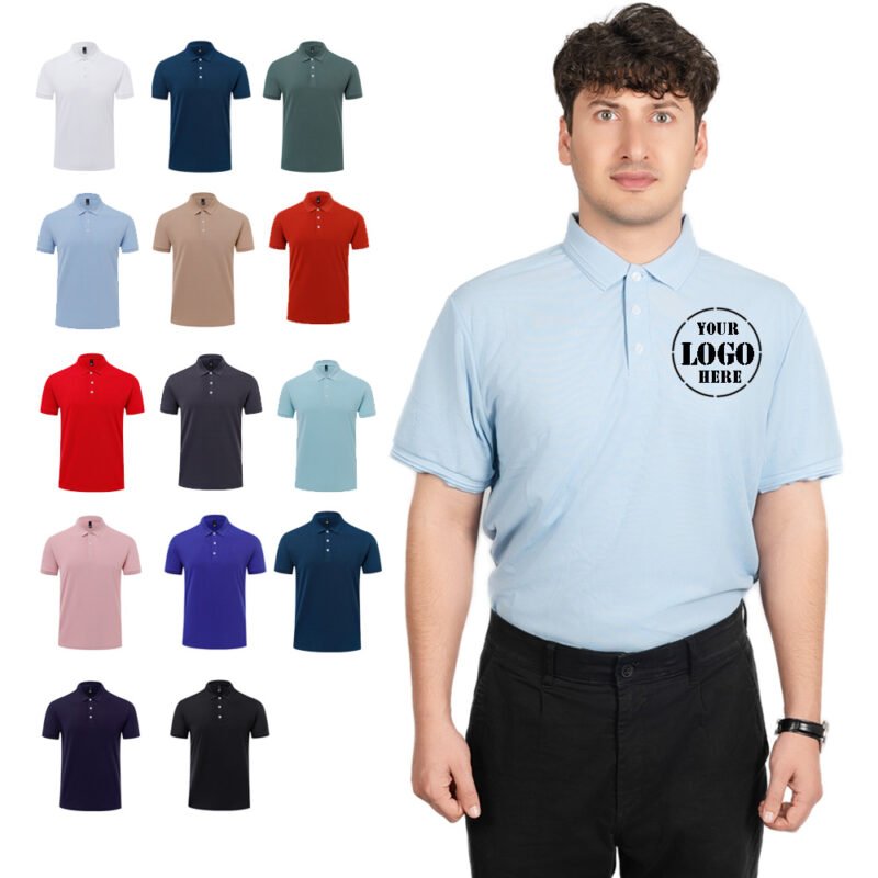 Men's embroidered polo