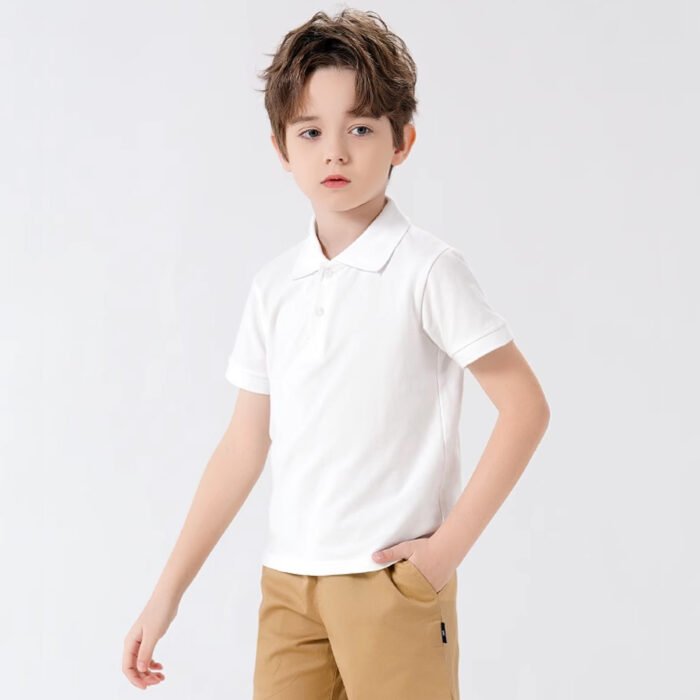 Printed Children's Polo Shirt - Image 4