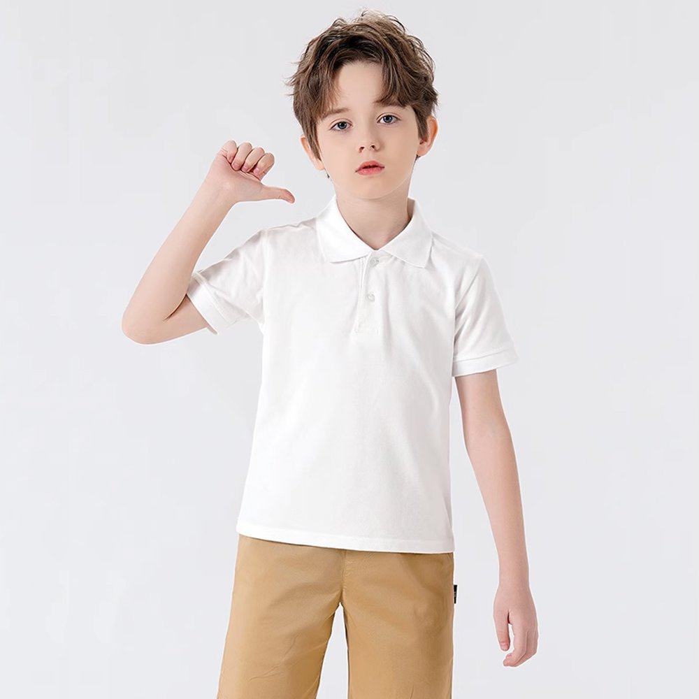 Children's Polo 3 Embroidered Children's Polo Shirt - Image 2