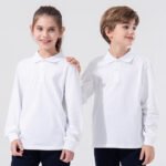 Embroidered Long SleevesChildren's Polo Shirt - Image 2
