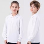 Embroidered Long SleevesChildren's Polo Shirt - Image 4