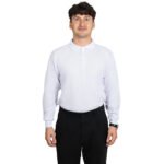 Solid Embroidered Long Sleeves Polo Shirts - Image 2