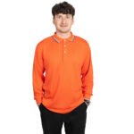 Long Sleeves Embroidered Polo Shirts - Image 2