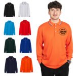Long Sleeves Embroidered Polo Shirts