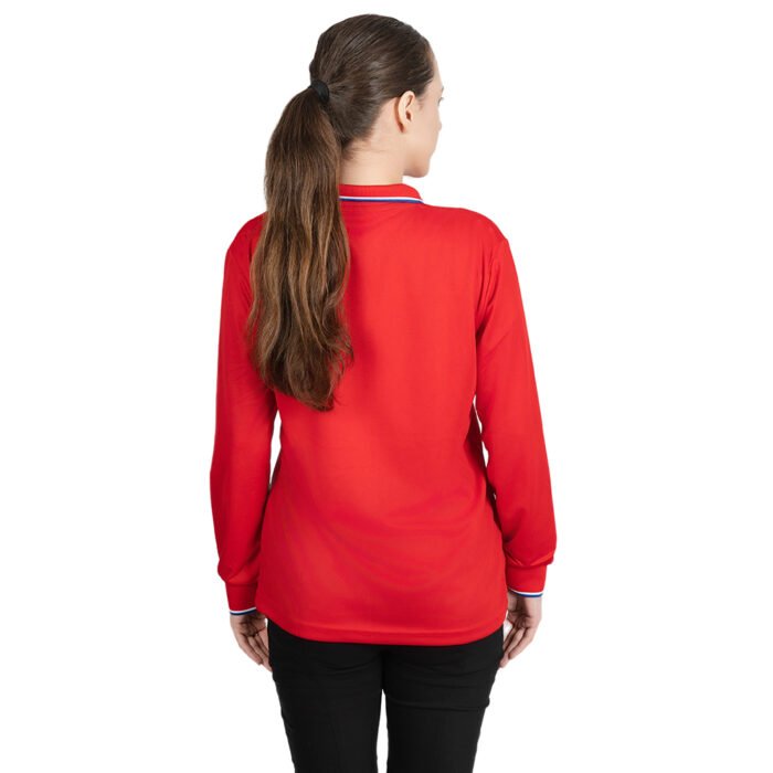 Custom Long Sleeves Printed Polo Shirts - Image 4