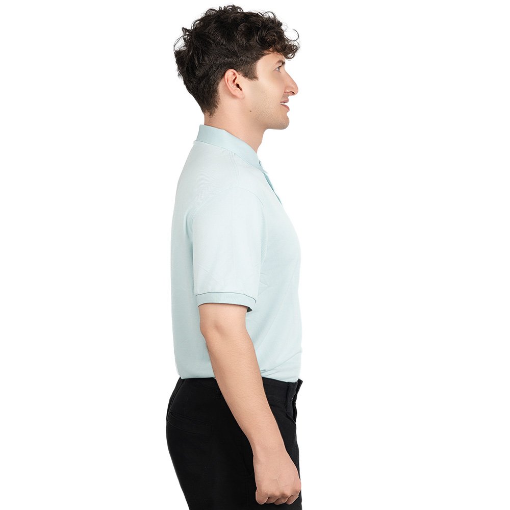 embroidery logo polo 7 Custom Printed Solid Polo Shirts - Image 5